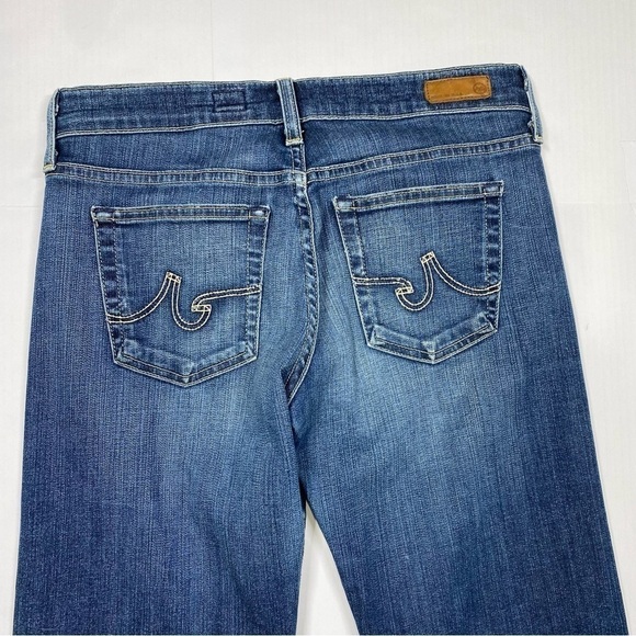 AG ADRIANO GOLDSCHMIED The Simona Easy Straight Leg Jeans 27 Raw Hem - Picture 5 of 8